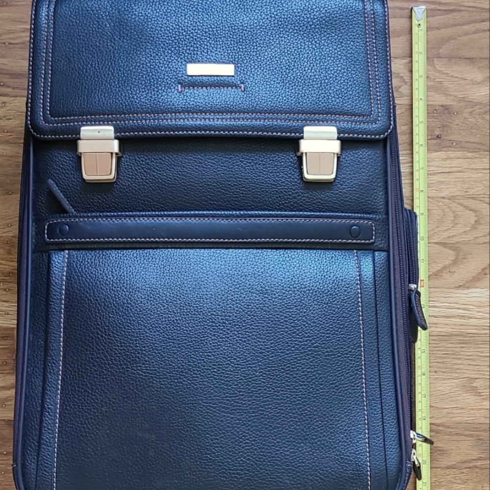 Brooks Brothers Leather Carry On